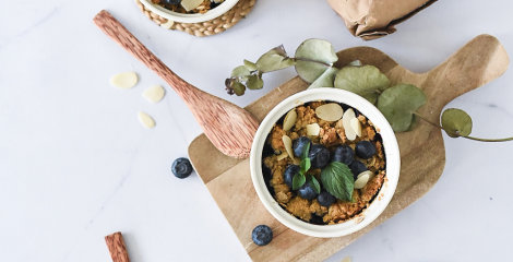 Crumble (With Blueberries) - Instashop