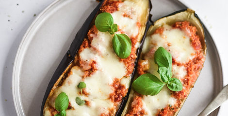 Baked Zucchini & Eggplant With Couscous - Instashop