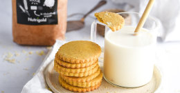 Buttery corn cookies made with only 3 ingredients - for mom & baby