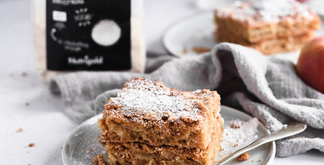Grits Pie (with spelt and apples) - Instashop