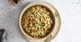A pear risotto that is impossible to resist