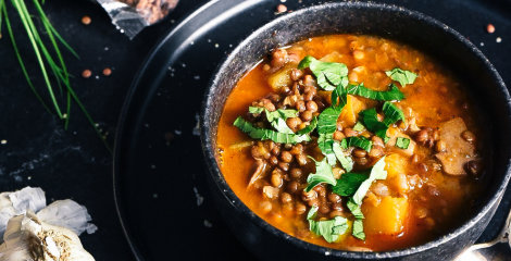 Lentil mushroom stew - Instashop