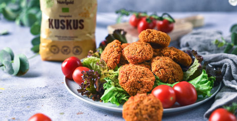 Couscous falafel