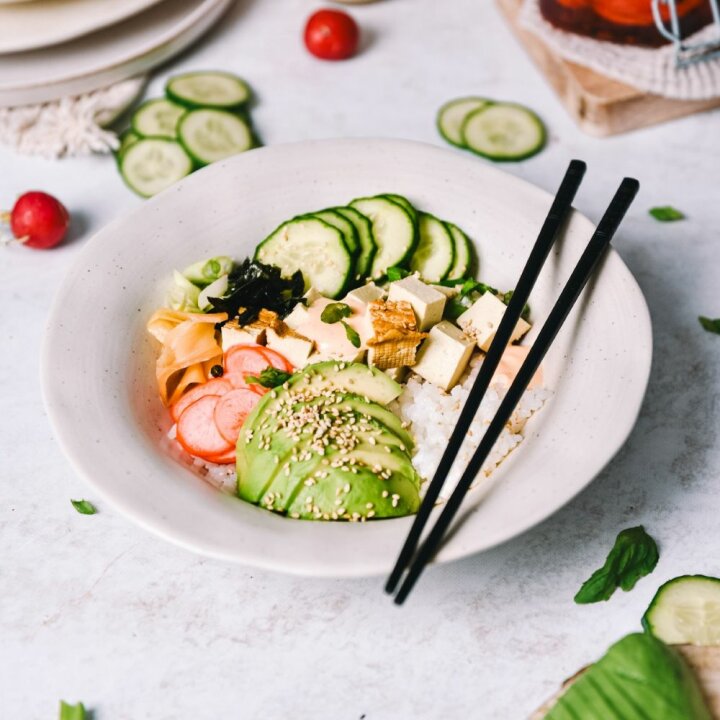 Sushi Bowl With Tofu