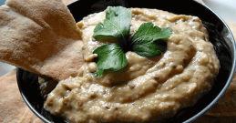 Eggplant dip - our own version of Baba Ganoush