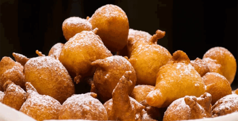 Sweet fritters for healthier and mouth-watering holidays
